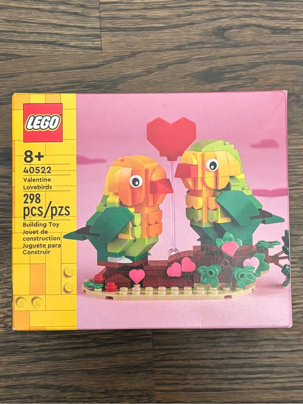 New LEGO 40522 Valentine Lovebirds 298 Piece Retired Set 2022
